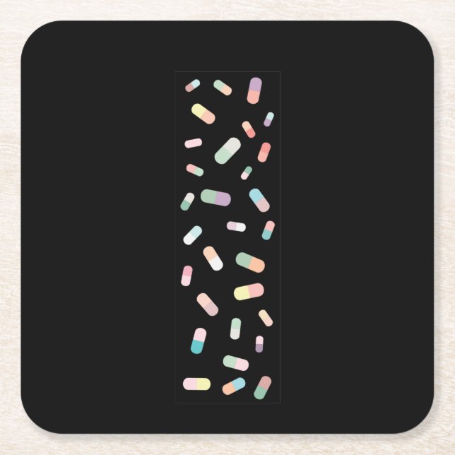 Nurse Gift Nurse Pen Wrap Bundle Square Paper Coaster (Front)