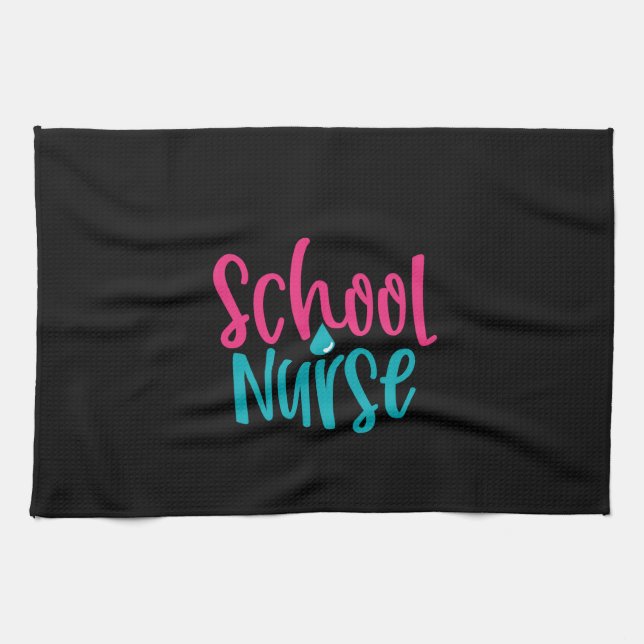 Nurse Gift Nurse School Tea Towel (Horizontal)