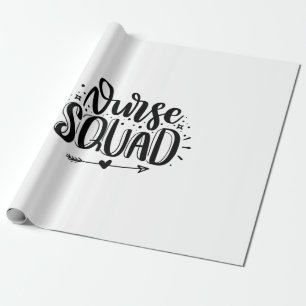 Nurse Gift Nurse Squad Wrapping Paper