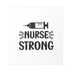 Nurse Gift Nurse Strong Notepad