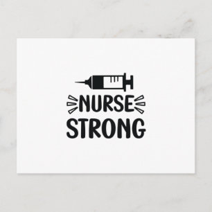 Nurse Gift Nurse Strong Postcard