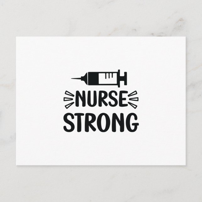 Nurse Gift Nurse Strong Postcard (Front)