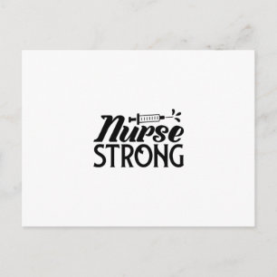 Nurse Gift Nurse Strong Postcard