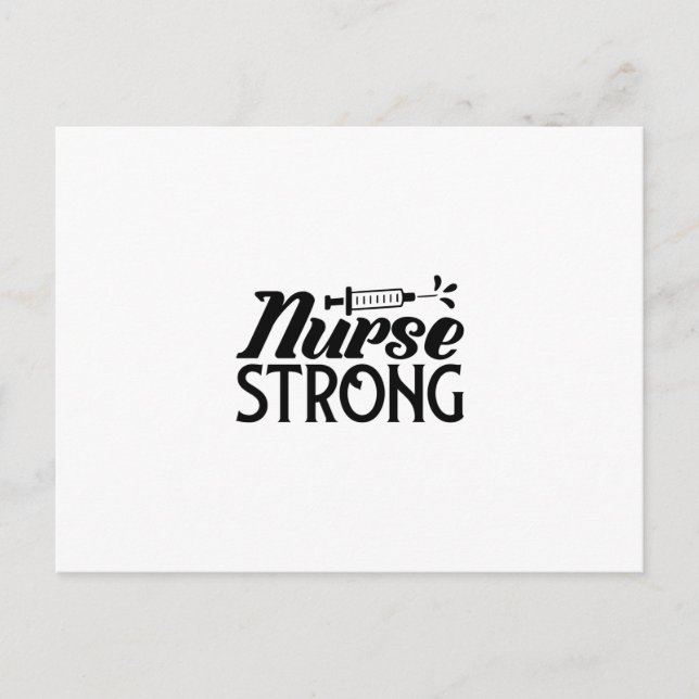 Nurse Gift Nurse Strong Postcard (Front)