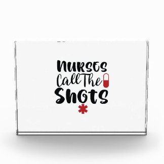 Nurse Gift Nurses Call The Shots Photo Block