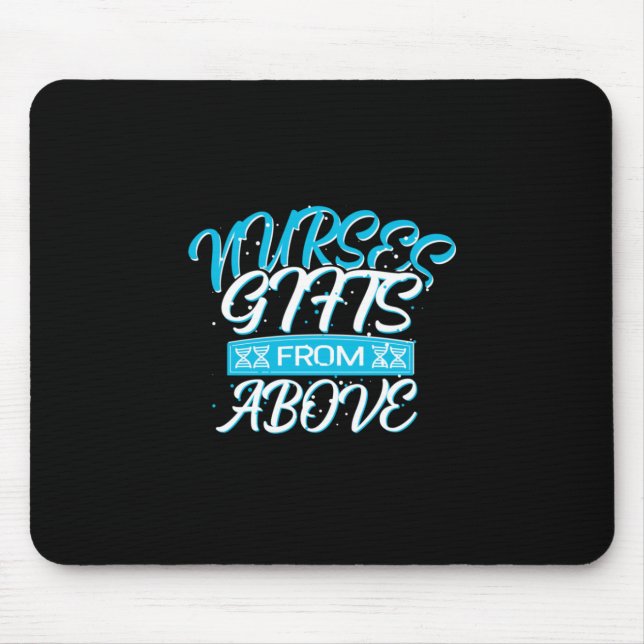 Nurse Gift | Nurses Gifts From Above Mouse Mat (Front)