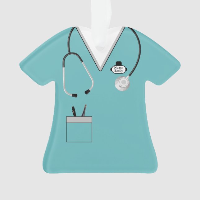 Nurse Gift, Nursing School Graduation, Stethoscope Ornament (Front)