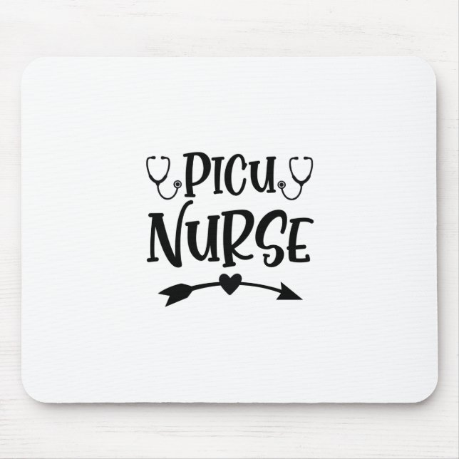 Nurse Gift Picu Nurse Mouse Mat (Front)