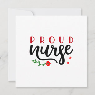 Nurse Gift Proud Nurse Invitation