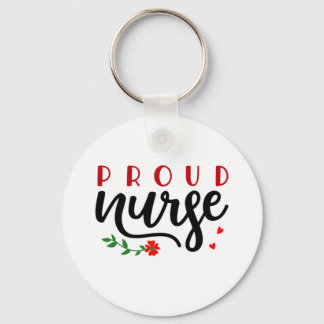 Nurse Gift Proud Nurse Key Ring