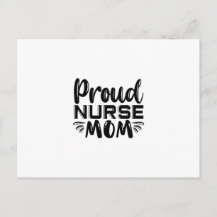 Nurse Gift Proud Nurse Mom Postcard