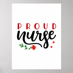 Nurse Gift Proud Nurse Poster