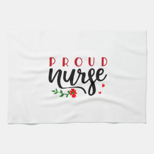 Nurse Gift Proud Nurse Tea Towel