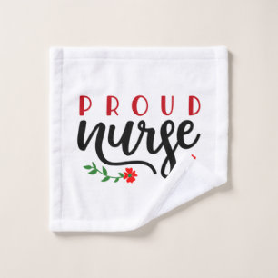 Nurse Gift Proud Nurse Wash Cloth