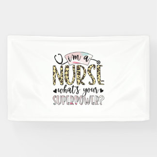 Nurse Gift | Proud Super Nurse Banner