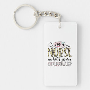 Nurse Gift Proud Super Nurse Key Ring