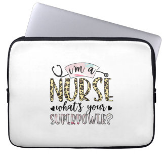 Nurse Gift | Proud Super Nurse Laptop Sleeve