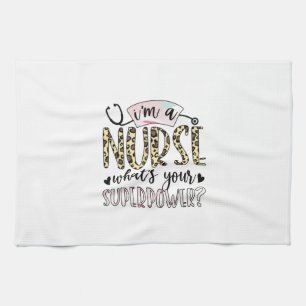 Nurse Gift   Proud Super Nurse Tea Towel