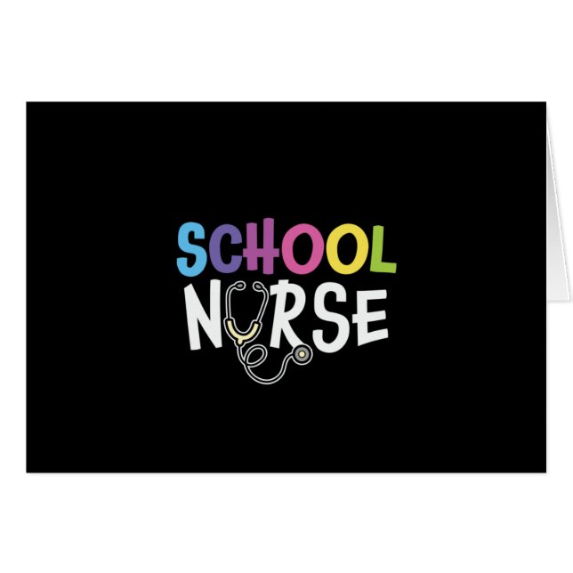 Nurse Gift School Nurse (Front Horizontal)