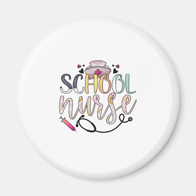 Nurse Gift | School Nurse Magnet (Front)
