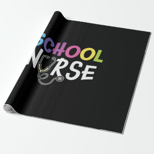 Nurse Gift School Nurse Wrapping Paper