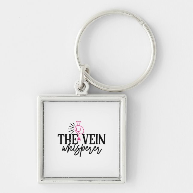 Nurse Gift The Vein Whisperer Key Ring (Front)