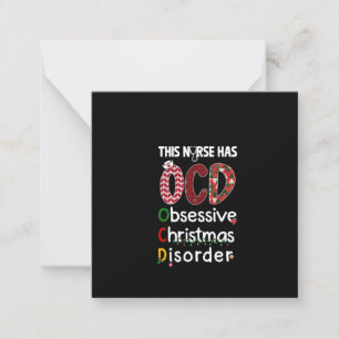 Nurse Gift This Nurse Has OCD Card