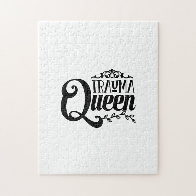Nurse Gift Trauma Queen Jigsaw Puzzle (Vertical)