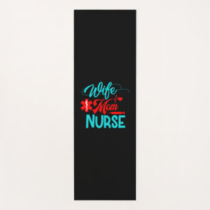 Nurse Gift Wife Mum Nurse Yoga Mat