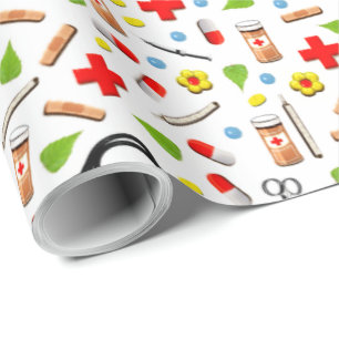 Nurse Gift Wrapping Paper