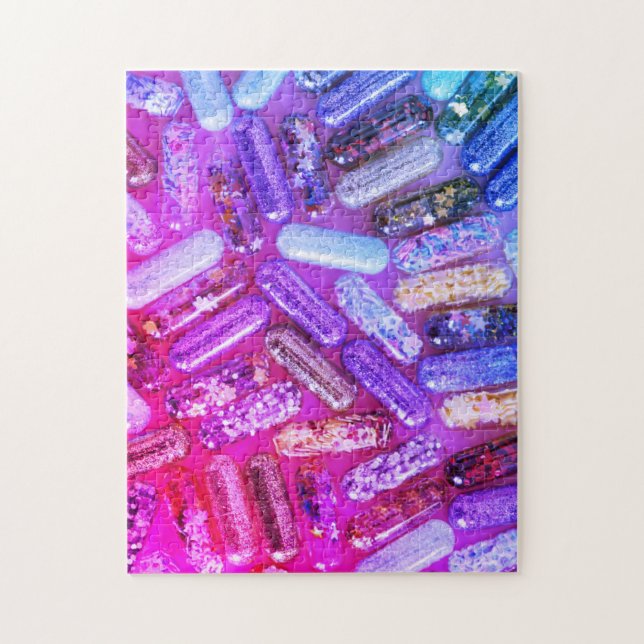 Nurse glitter medication 252 piece puzzle (Vertical)