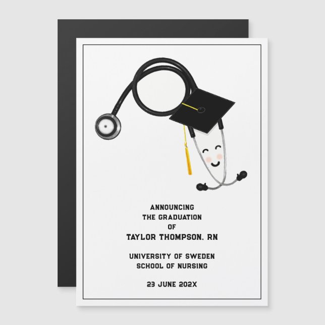 Nurse Graduation Announcement (Front/Back)