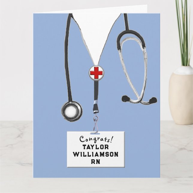 Nurse Graduation Card (Front)