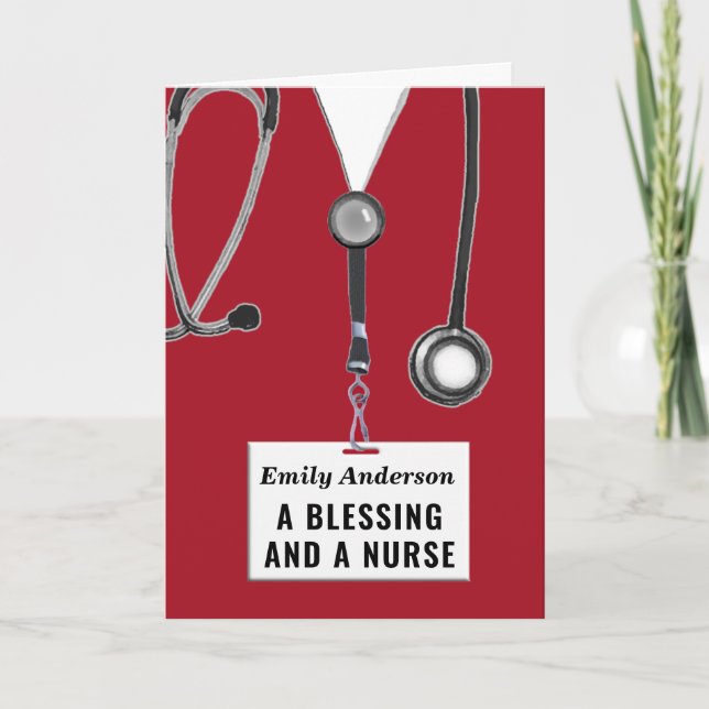 Nurse Graduation Card (Front)