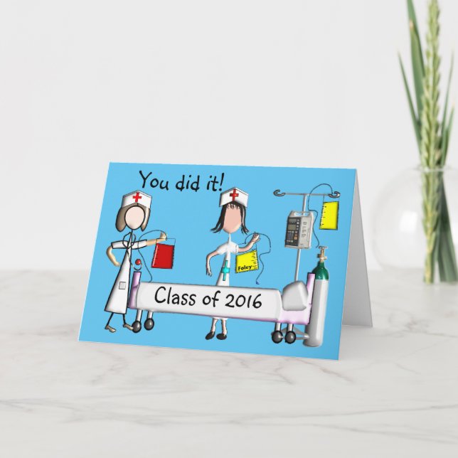 Nurse Graduation Cards Class of 2016 (Front)