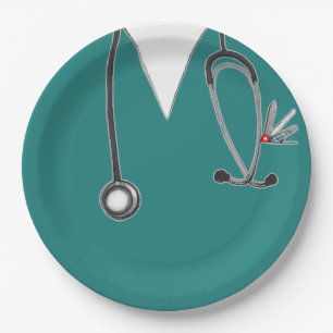Nurse Graduation Celebration Paper Plate
