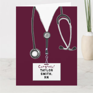 Nurse Graduation Congrats Card