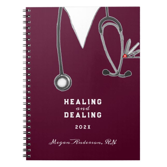 Nurse Graduation Gift Ideas Notebook (Front)