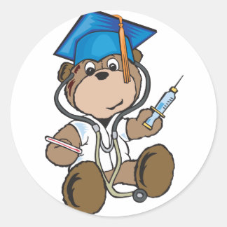 Nurse Graduation Gifts & Medical School Grads Classic Round Sticker