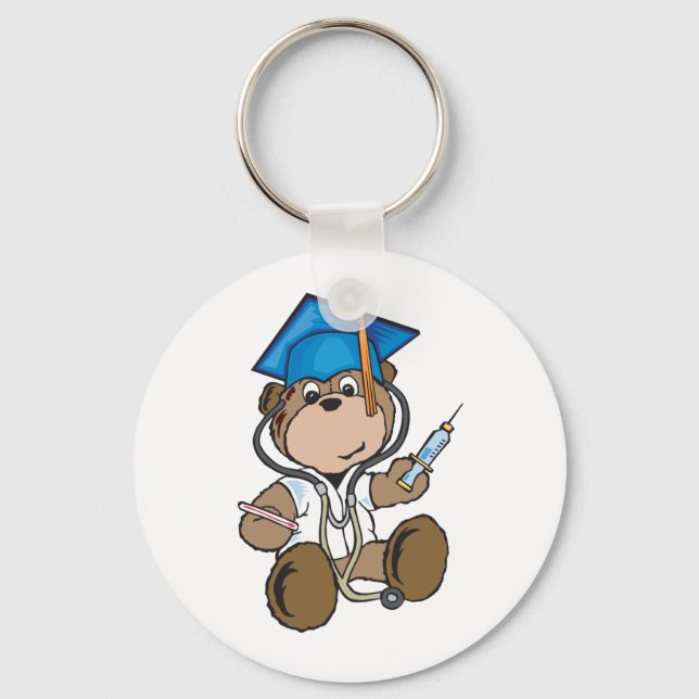 Nurse Graduation Gifts & Medical School Grads Key Ring (Front)