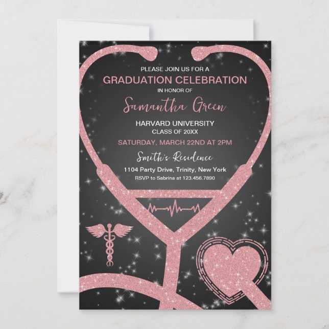 Nurse Graduation Invitation (Front)