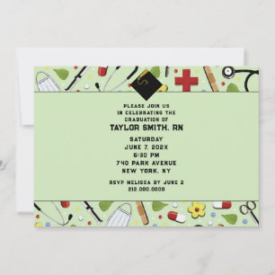 Nurse Graduation Invitations