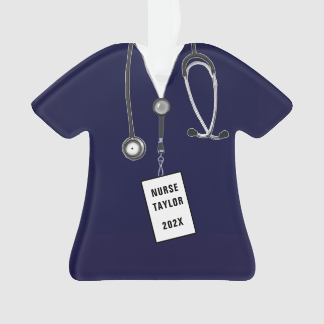 Nurse Graduation Keepsake 2025 Ornament (Front)