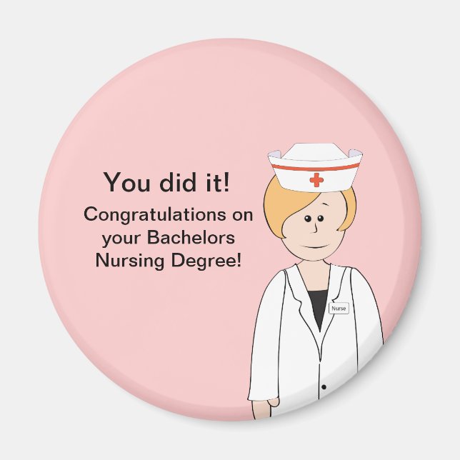 Nurse Graduation Magnet (Front)