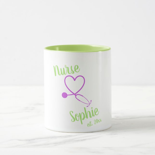 Nurse Graduation Mug Gift Personalised Add Name (Center)