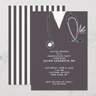 Nurse Graduation Nursing School Invitation