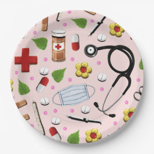 Nurse Graduation Paper Plate