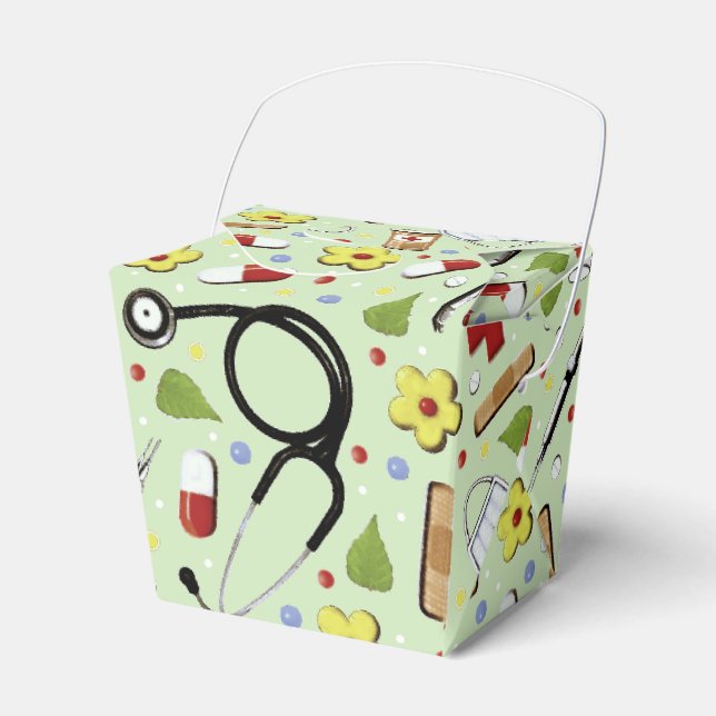 Nurse Graduation Party Favour Box (Front Side)
