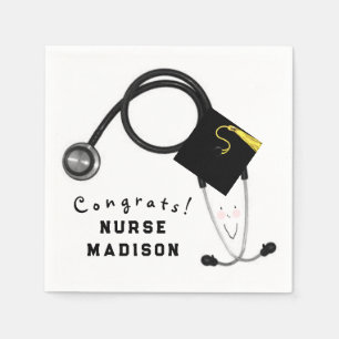Nurse Graduation Party Napkin