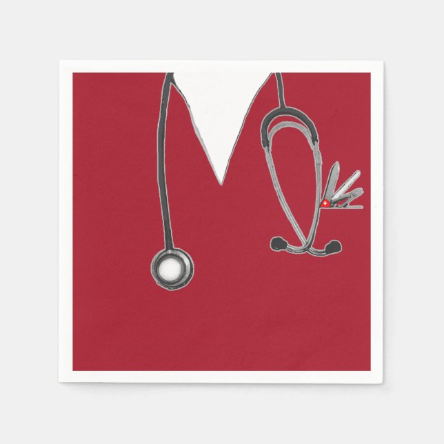 Nurse Graduation Party Napkin (Front)